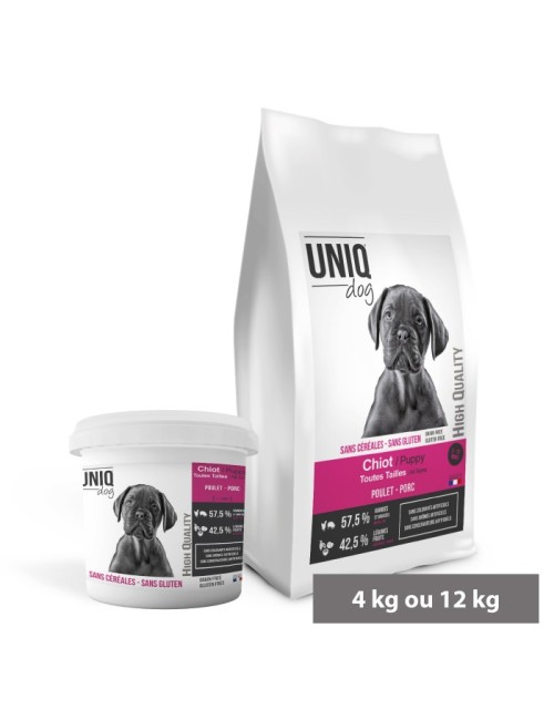Croquettes sans céréales - Chiot UNIQ Dog