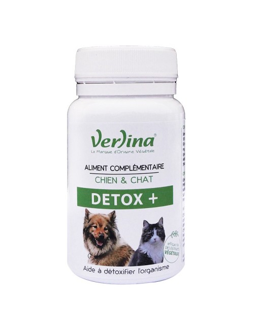 Détox + - Aliment complémentaire comprimés chien chat