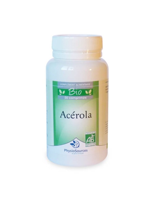 Acérola Bio Complément alimentaire Physio Sources