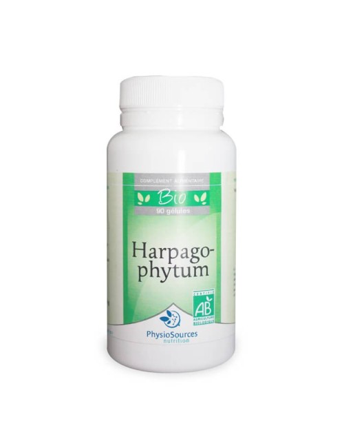 Harpagophytum bio Complément alimentaire Physio Sources